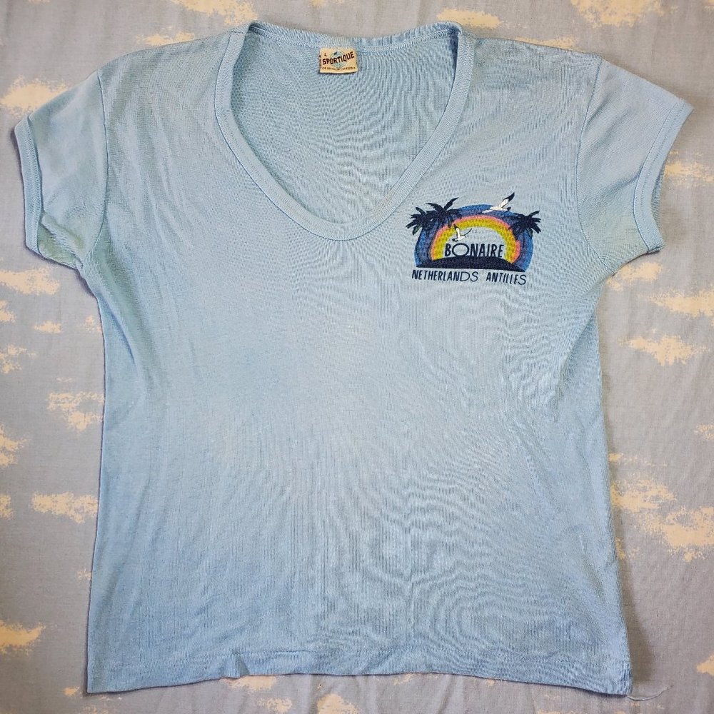 Vtg 70s 80s Sportique USA Bonaire Netherla…